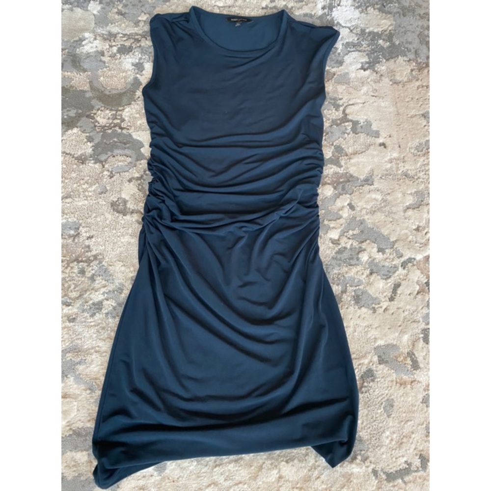 Banana Republic Navy Ruched Dress 💙
